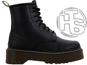 Жіночі черевики Dr.Martens Jadon Black Boots (с мехом)