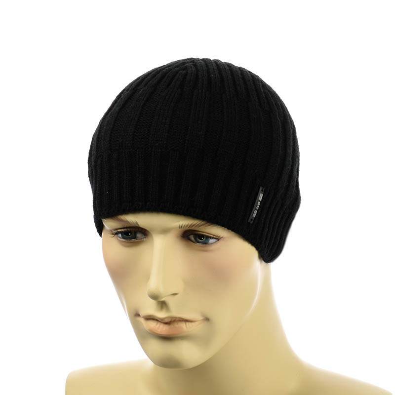 Чоловіча шапка 1*3*1 чорний