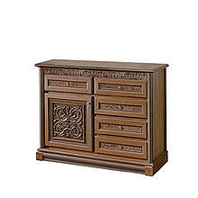 Комод однодверний у вітальню ДСП/МДФ Тоскана Скай