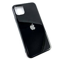 Чехол на iPhone 11 Pro Max накладка бампер противоударный glass TPU черный