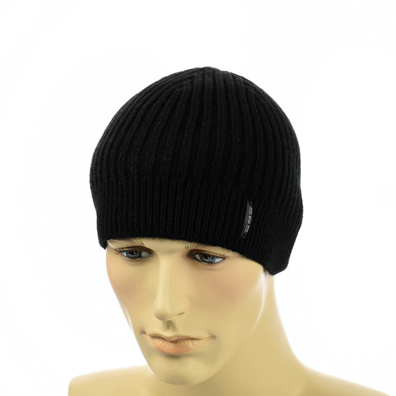 Чоловіча шапка 1*2 чорний