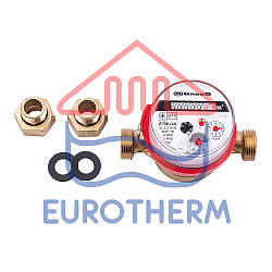 Лічильник гарячої води Gross ETK-UA 15/110 1,5 куб, лічильник на воду, водомір Ду 15