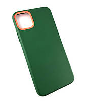 Чехол на iPhone 11 Pro Max накладка бампер противоударный Premium Soft Touch зеленый