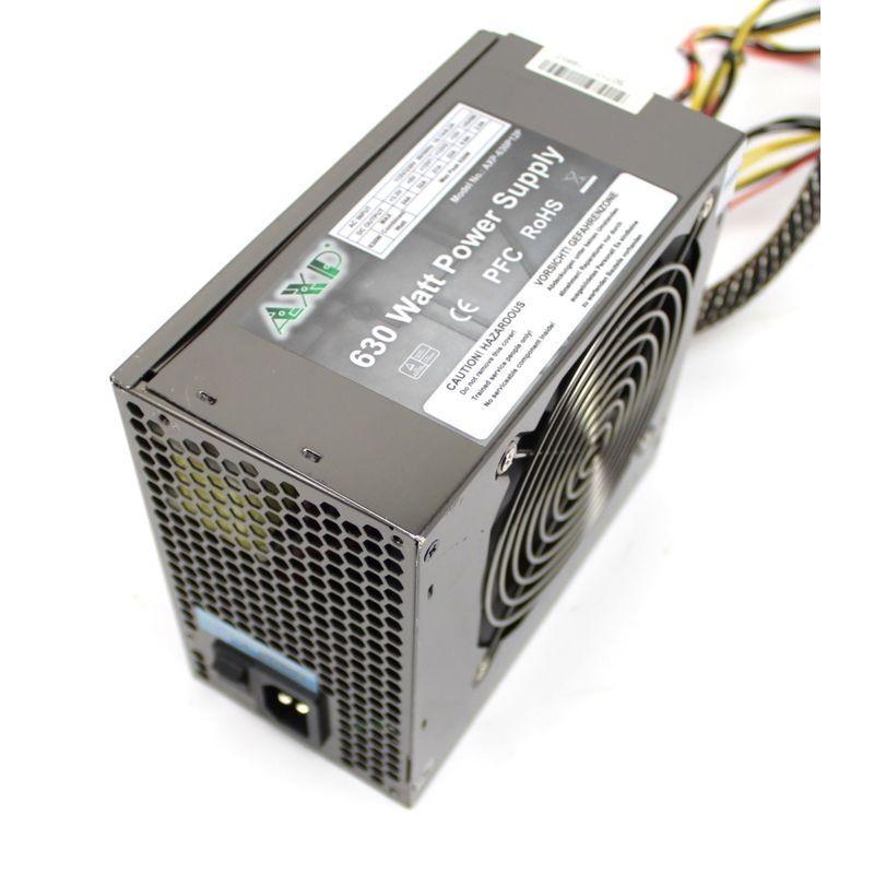 БЛОК Живлення AXP на 630 W ATX 24+4 +2 по 6 PIN ВІДЕО 630W з ГАРАНТІЄЮ Б/У