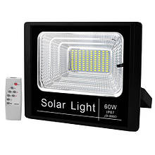 Прожектор світлодіодний JD-8860 60W SMD, IP67 сонячна батарея пульт ДК