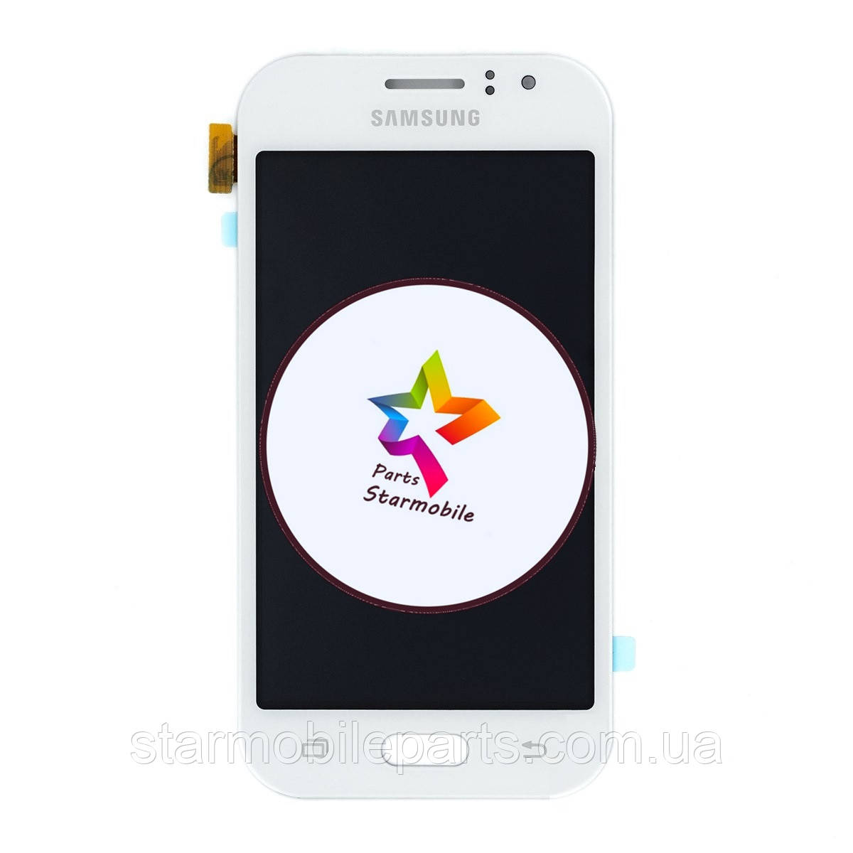 Дисплей Samsung моделі j110 Galaxy J1 Ace + сенсор білий OLED, фото 1