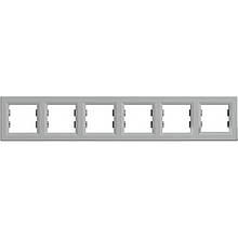 Рамка установча 6-постова алюміній ASFORA EPH5800661