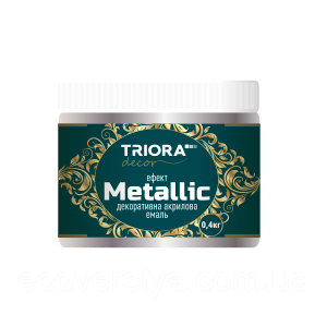 Декоративна акрилова емаль з ефектом Metallic