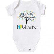 Дитячий Бодик "Люблю Україну". Чудовий подарунок дитині.