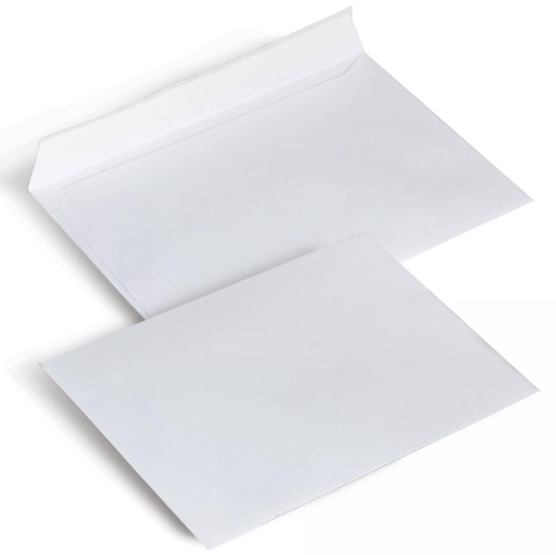 Поштовий конверт С6 (0+0) СКЛ, білий, 80 г/м2, 114 х 162 мм