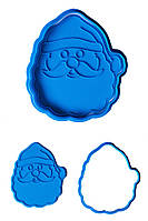 Вирубка з відбитком для імбирних пряників і печива Дід Мороз 12 см