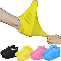 Силиконовые бахилы L M S от дождя Waterproof silicone shoe cover