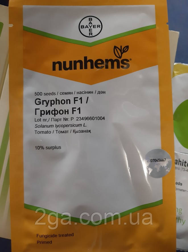 Грифон F1 / Griphon F1 - індетермінантний Томат, Nunhems. 500 насінин, фото 1