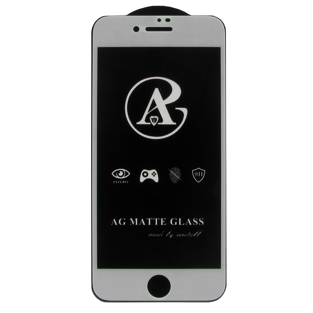 Захисне скло матове AG Matte Full Glue для Apple iPhone 7 / iPhone 8 Білий