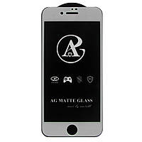 Матовое защитное стекло AG Matte Full Glue для Apple iPhone 7 Plus / iPhone 8 Plus Белый