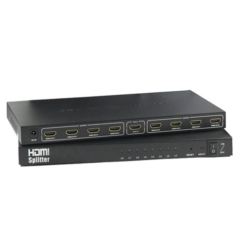 Комутатор HDMI 1x8 портів, сплітер, розгалужувач
