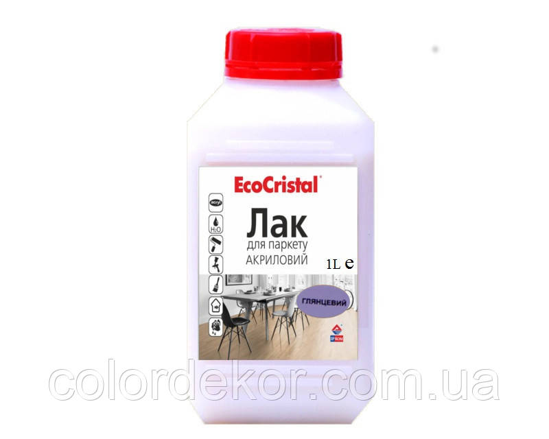 Лак для підлоги акриловий Ірком "Паркетний" ІР-18 (напівматовий) 1 л