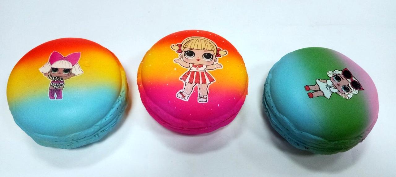 Іграшка "Сквіш - Антистрес" з ароматом "Squishy ЛОЛ Пончик" 9*5 см