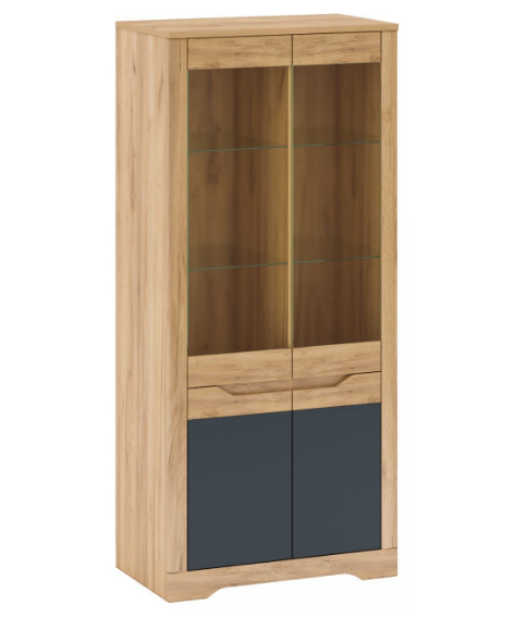 Вітрина у вітальню висока з ДСП/МДФ FIDEL H Blonski, фото 1