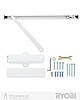 Функціональний доводчик накладного типу RYOBI *8800 S-8850T GLOSSY_WHITE SLD_HO_ARM EN_2 45 кг 900 мм, фото 3
