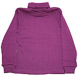 Водолазка дитяча фіолетова, рубчик, ріст 98 см, Фламінго, фото 2