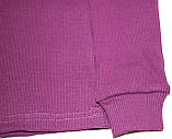 Водолазка дитяча фіолетова, рубчик, ріст 98 см, Фламінго, фото 3