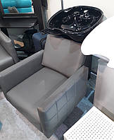 Кресла Мойки для парикмахерских мойка Shelley с креслом Dioni компактных размеров: 64x96x110см Керамика Космо Италия