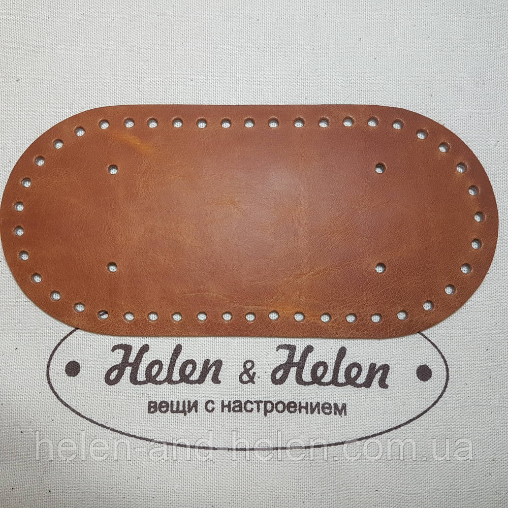 Денце для в'язаних сумок. Колір "Рудий", фото 1