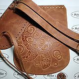 Клапан для рюкзака "Черепаха". Колір "Рудий"., фото 4