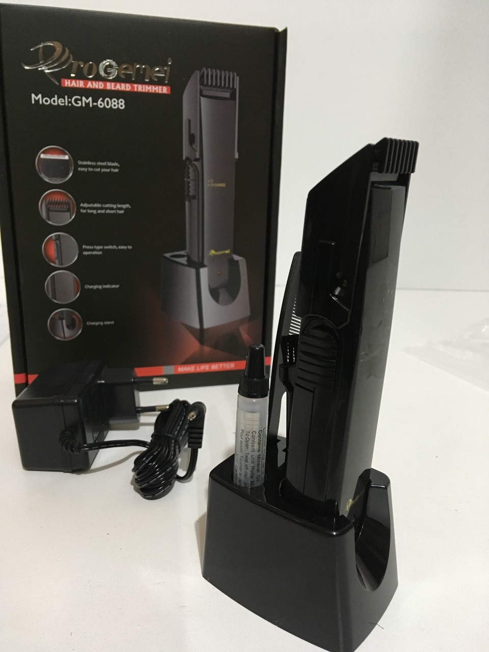 Машинка для стриження волосся Gemei GM-6088 (40 шт./яск.)