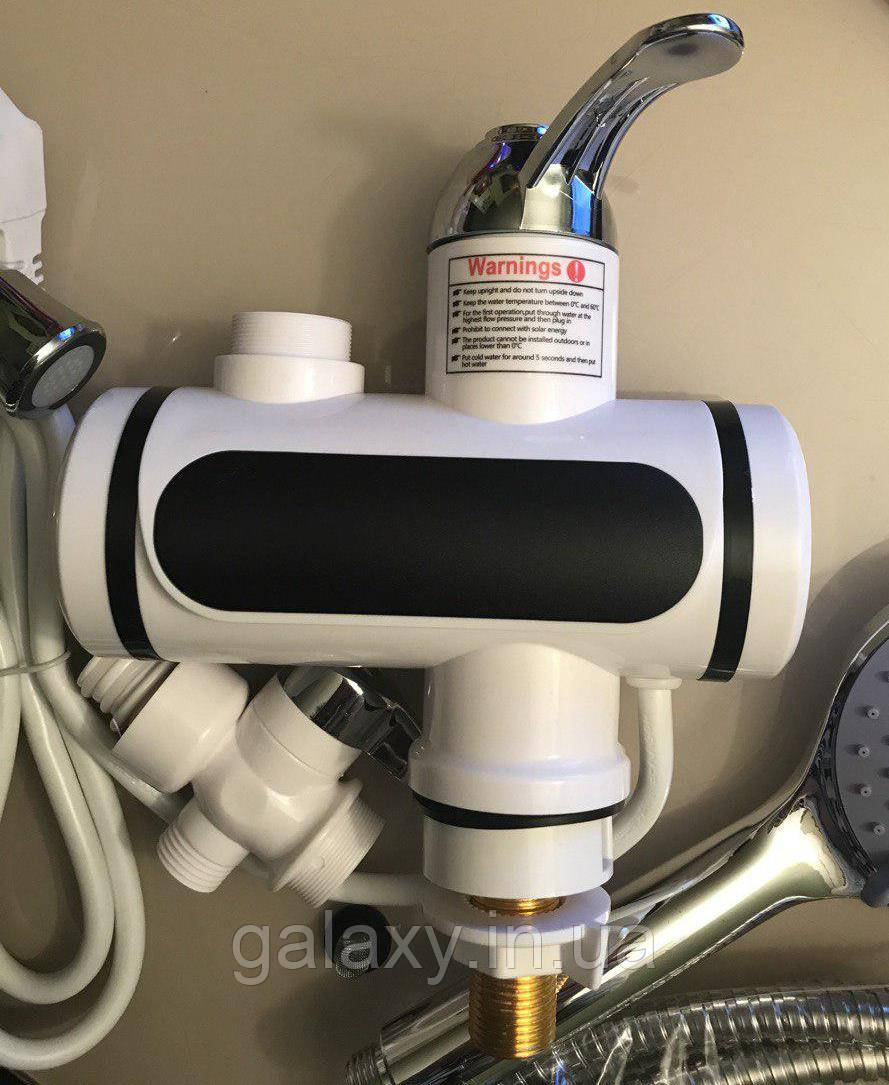 Проточний кран водонагрівач із душем Water Faucet & Shower