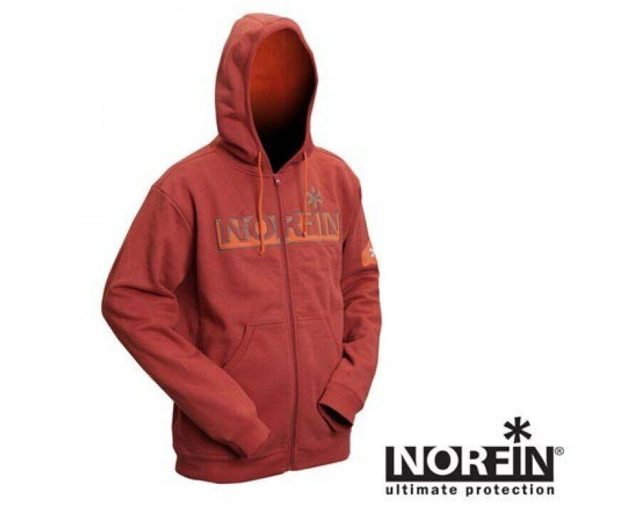 Куртка флисовая Norfin Hoody Red терракот 711006-XXXL