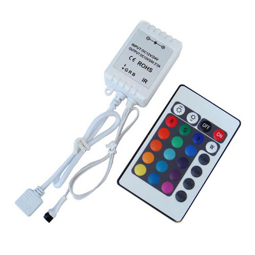 Контролер із пультом ДК 24 кнопки для RGB SMD 5050 LED стрічки