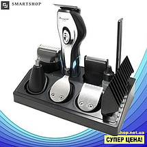 Машинка для стрижки GEMEI GM-562 11 в 1 - Бездротова акумуляторна машинка, тример, бритва, фото 4
