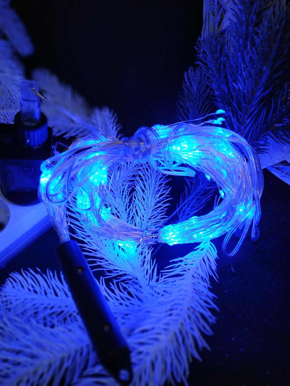 LED-підсвіткою від розетки, 6 кольорів, 20 гілок по 2.5 м, 390 г.