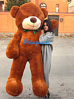 Великий плюшевий ведмедик Рафаль 200 см коричневий