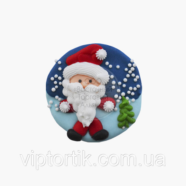 Цукрова фігурка — Дід Мороз, фото 1