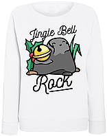 Женский свитшот Jingle Bell Rock (белый) M