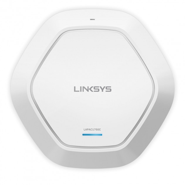 Точка доступа Linksys LAPAC1750C-EU CLOUD DUAL BAND WiFi ACCESS POINT with PoE+, AC1750