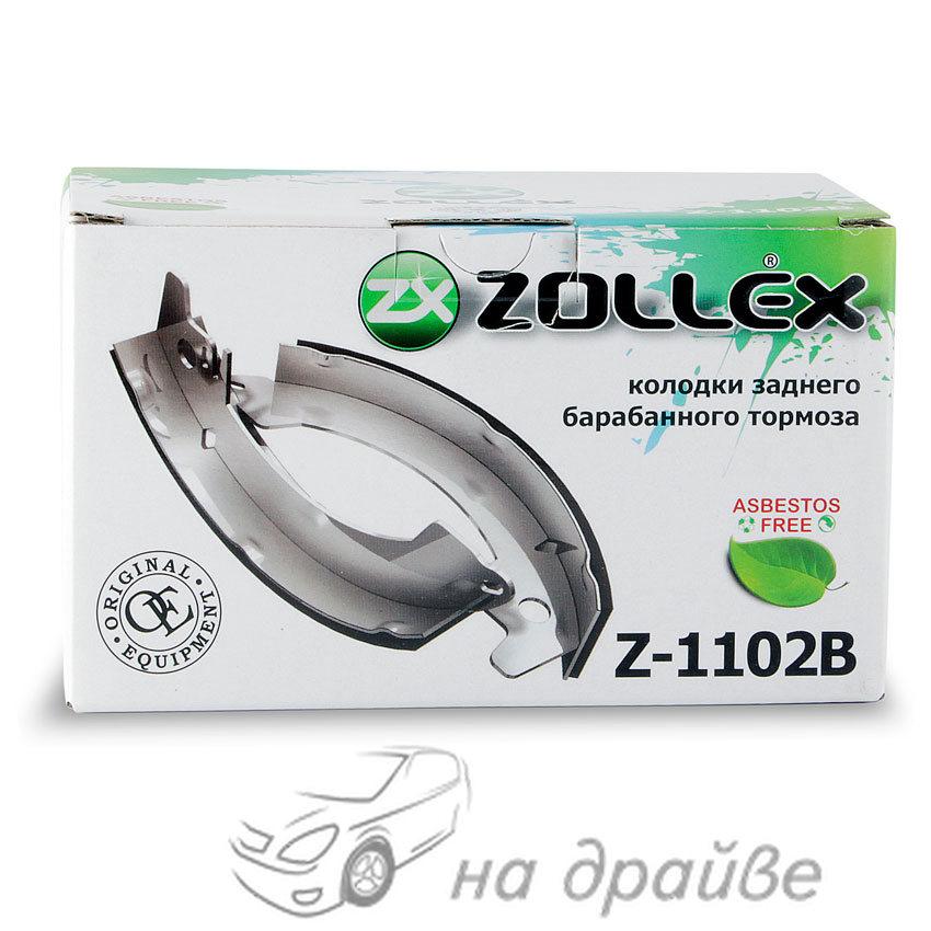Гальмівні колодки задні ЗАЗ 1102 Таврія Z1102B Zollex