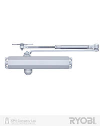 Доводчик накладний універсальний RYOBI 2000 D-2005V SILVER BC UNIV_ARM EN_3/4/5 до_100 кг 1250 мм FIRE