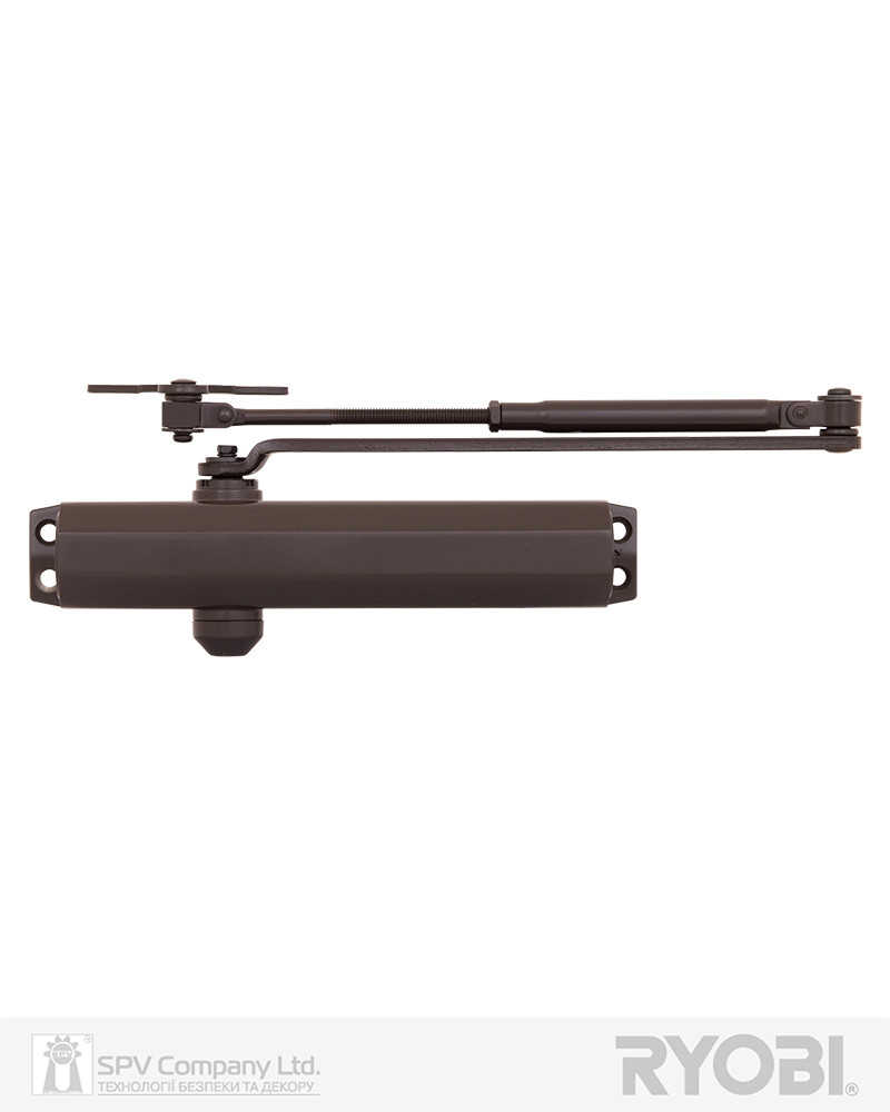 Універсальний доводчик з кронштейном RYOBI 2000 D-2005V DARK_BRONZE BC UNIV_ARM EN_3/4/5 до_100 кг 1250 мм FIRE