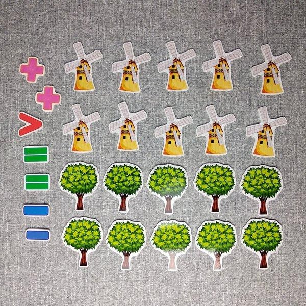 Магнітна математика Млини та дерева