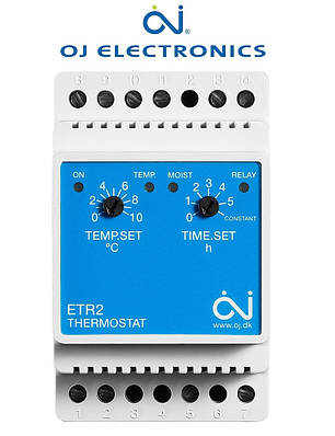 Терморегулятор ETR2-1550 (на DIN- рейку) Oj Electronics (Данія), фото 2