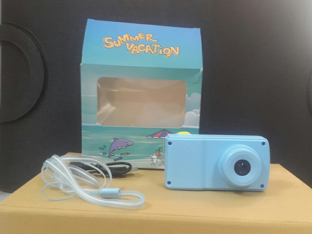 Цифровой фотоаппарат для детей digital camera голубой чехольчик Amazing - фото 4 - id-p1044787815
