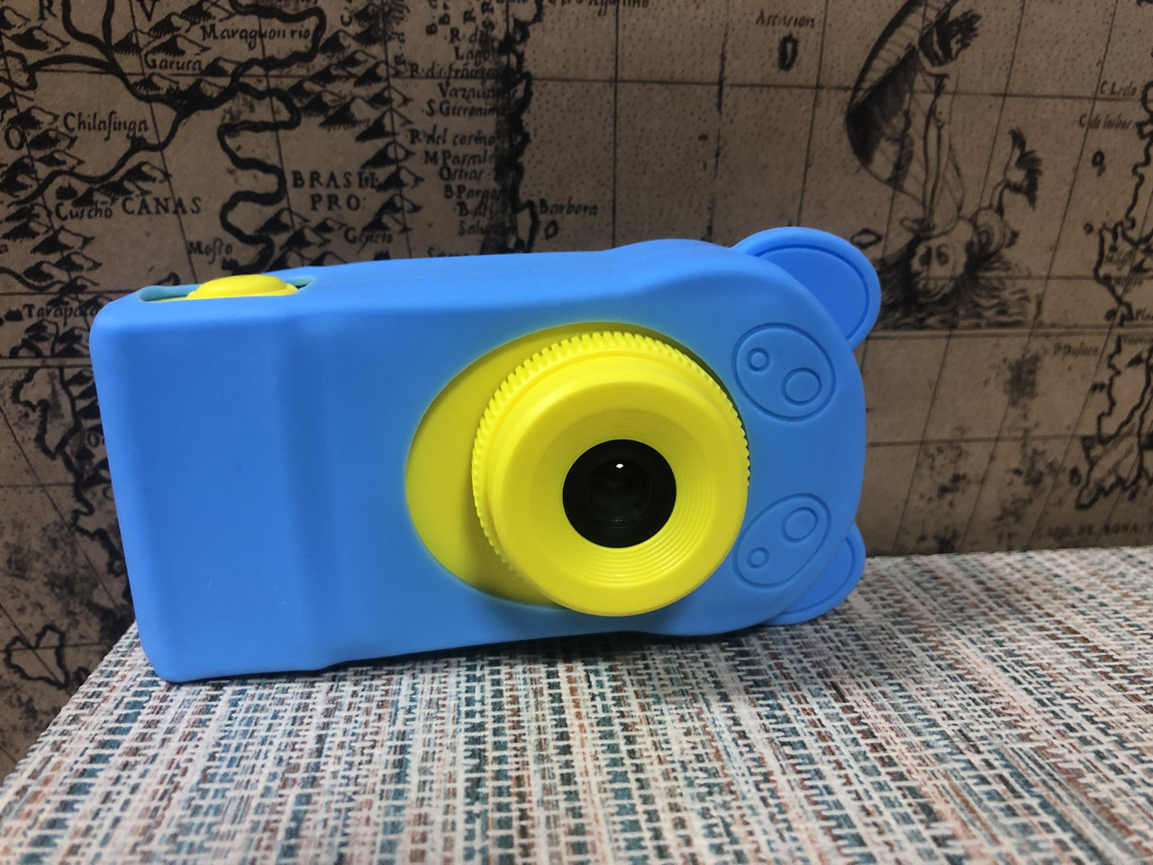 Цифровой фотоаппарат для детей digital camera голубой чехольчик Amazing - фото 1 - id-p1044787815