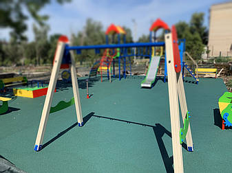 Гумове покриття Teking Kids 2S Color для дитячих майданчиків, фото 1