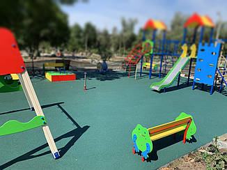 Гумове покриття Teking Kids 2S Color для дитячих майданчиків, фото 4