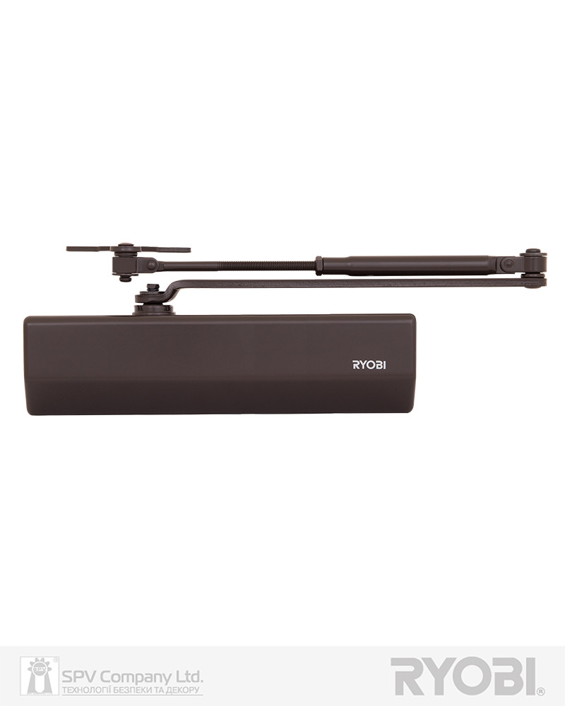 Доводчик на двері універсальний RYOBI 2000 D-2055V DARK_BRONZE BC UNIV_ARM EN_3/4/5 до_100 кг 1250 мм FIRE