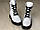 Жіночі зимові черевики біла шкіра, фото 2